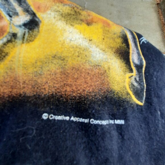 VTG Horse Shirt OSFA  MADE IN USA Cotton T-Shirt Creative Apparel Concepts - Picture 2 of 6